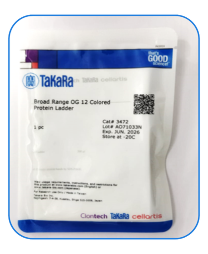 Broad Range OG 12 Colored Protein Ladder — product image placeholder